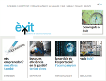 Tablet Screenshot of exitempresa.com